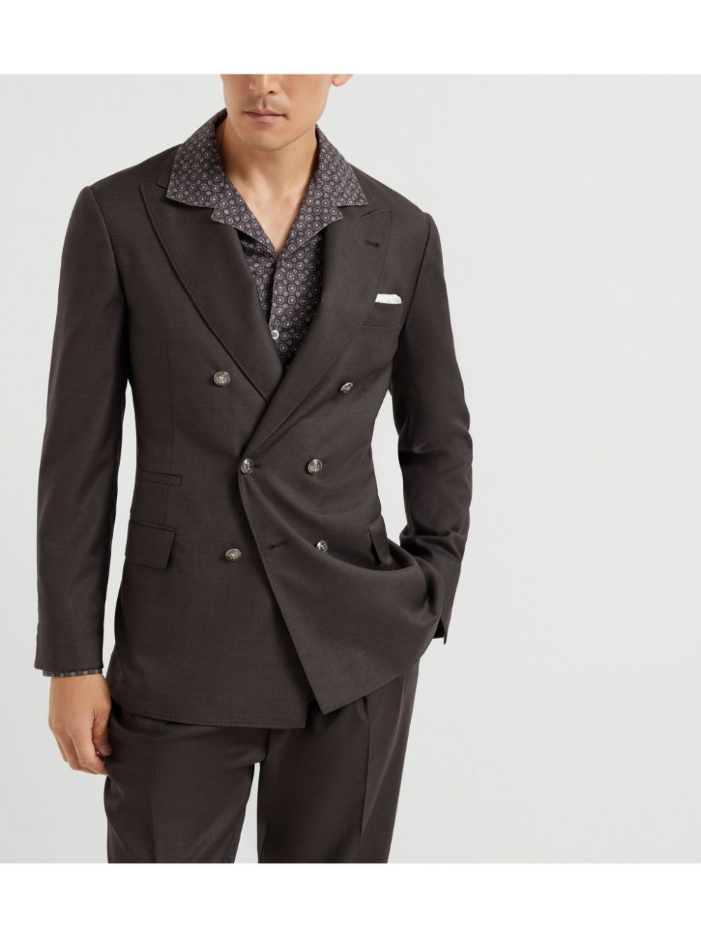 Brunello Cucinelli double-breasted blazer Men