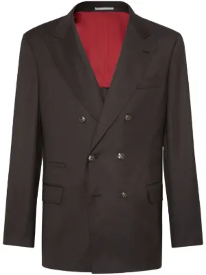 Brunello Cucinelli カシミア シングルジャケット | ブルー | FARFETCH JP