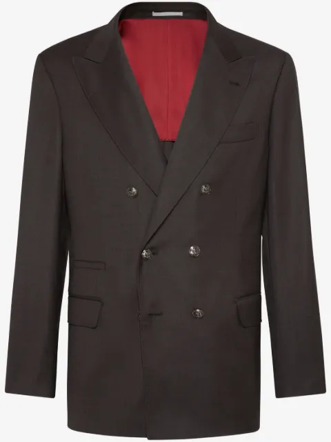 Brunello Cucinelli blazer con doble botonadura
