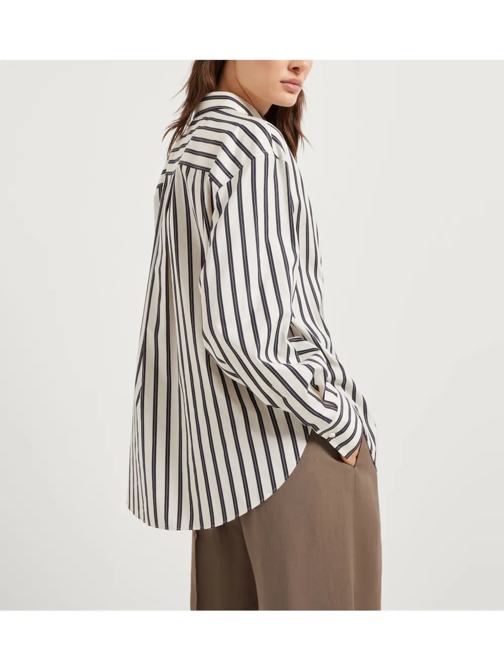 Brunello Cucinelli Flora blouse met borduurwerk Wit