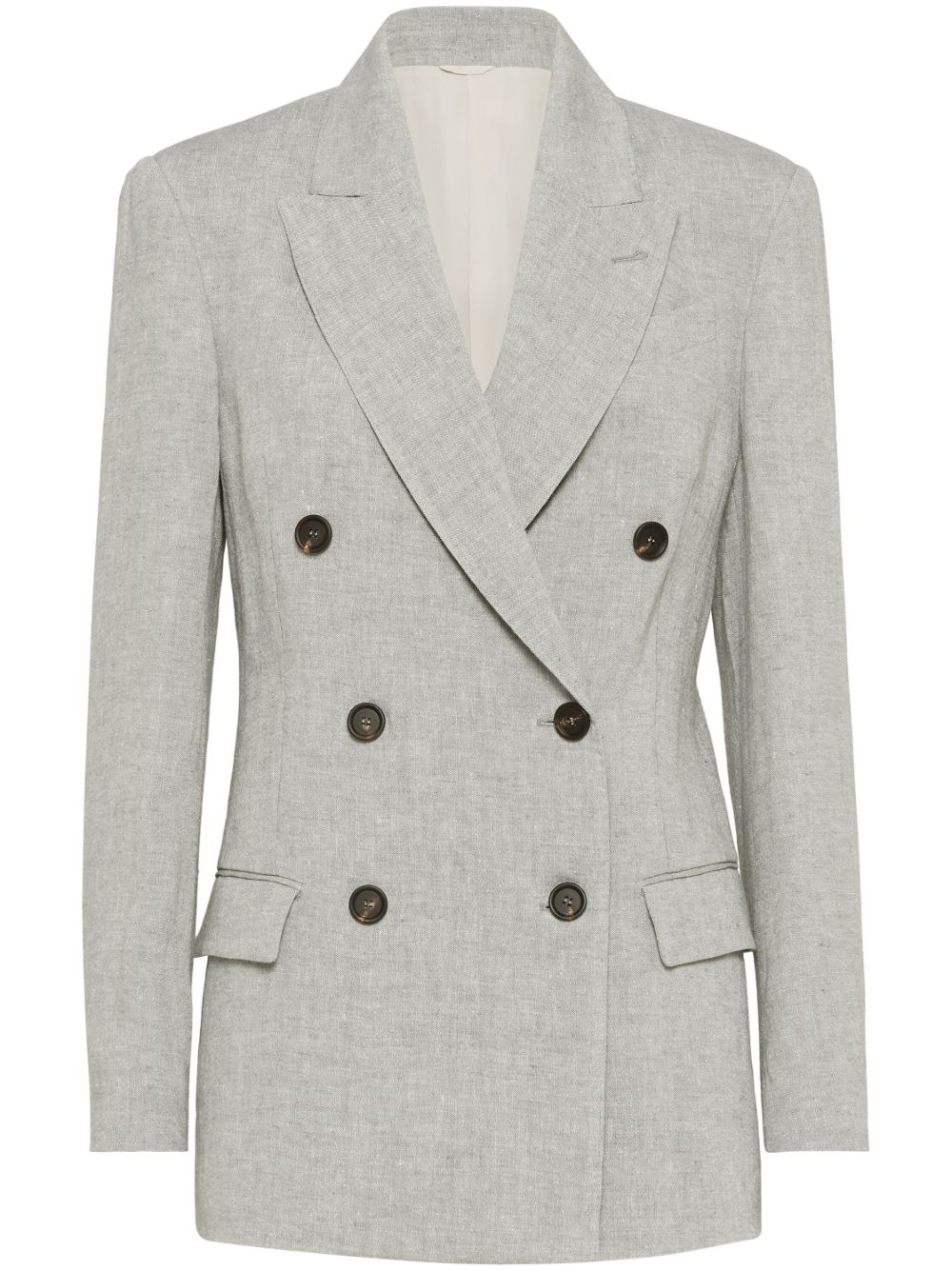 Brunello Cucinelli canvas blazer - Grey