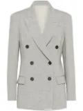 Brunello Cucinelli canvas blazer - Grey