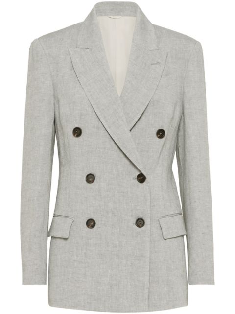 Brunello Cucinelli canvas blazer Women