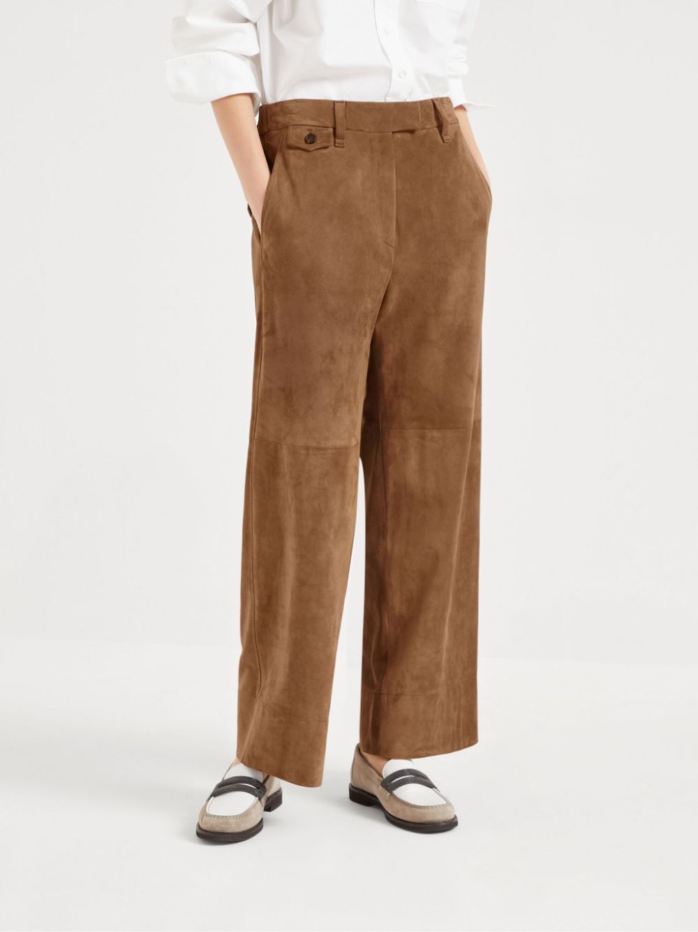 Brunello Cucinelli cropped chino trousers Women