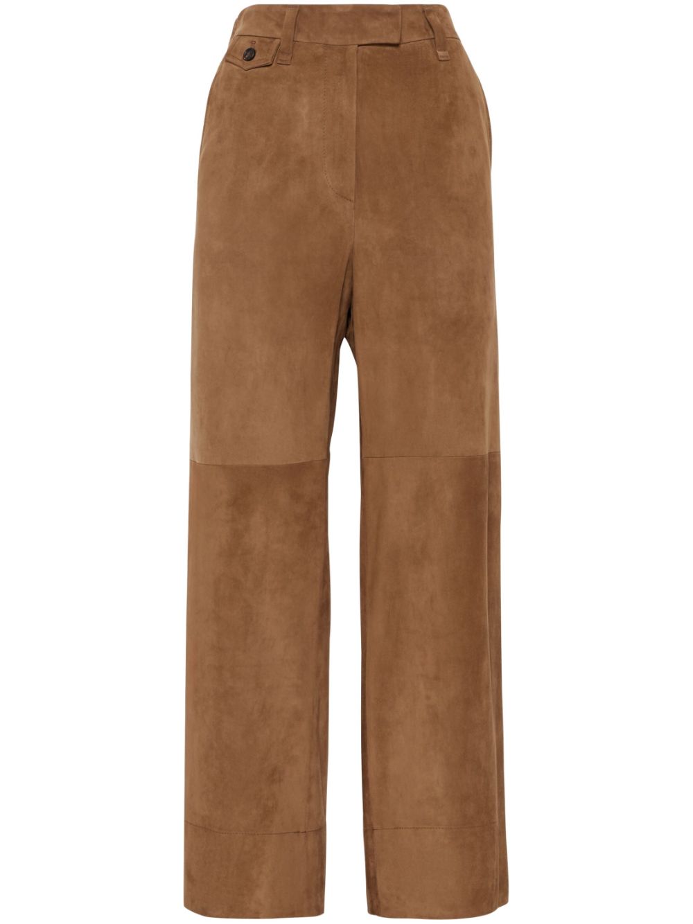 Brunello Cucinelli cropped chino trousers - Brown