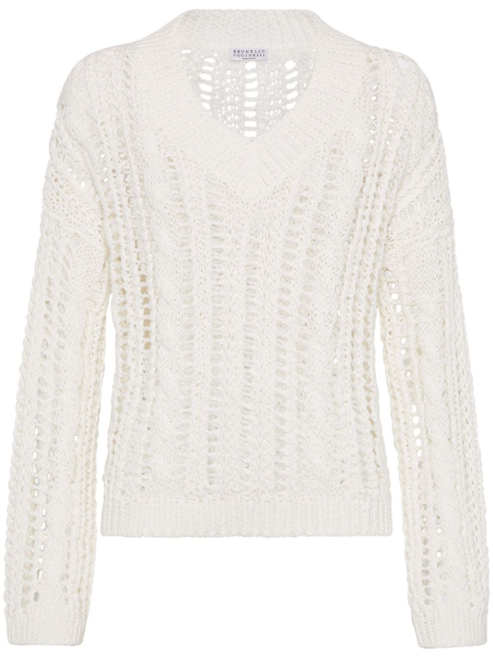 Brunello Cucinelli open-knit sweater Women