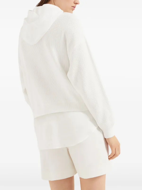 Brunello Cucinelli モニーレディテール パーカー | ホワイト
