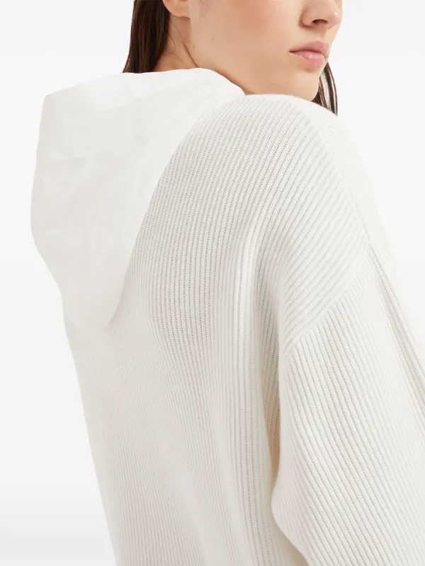 Brunello Cucinelli モニーレディテール パーカー | ホワイト