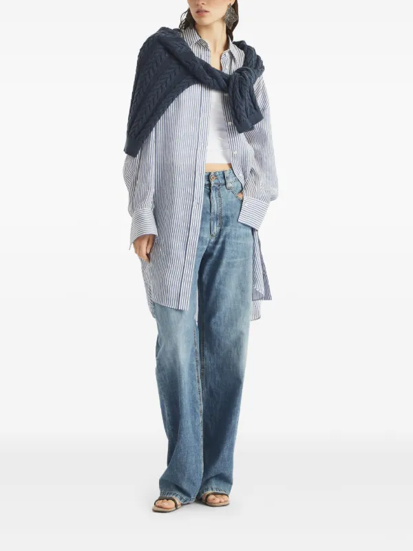Brunello Cucinelli Monile loose-fit Jeans | Blue | FARFETCH