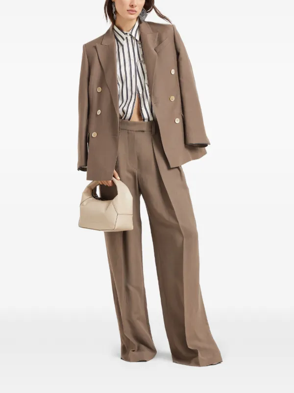 Brunello Cucinelli モニーレディテール ジャケット | ブラウン