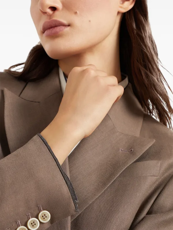 Brunello Cucinelli モニーレディテール ジャケット | ブラウン