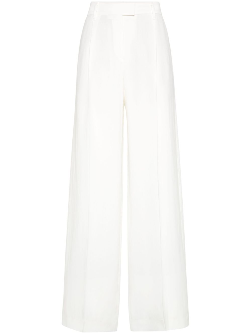 Brunello Cucinelli pleated trousers - White