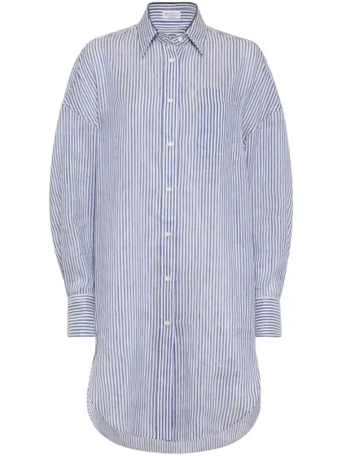 Brunello Cucinelli Monili-trim long shirt