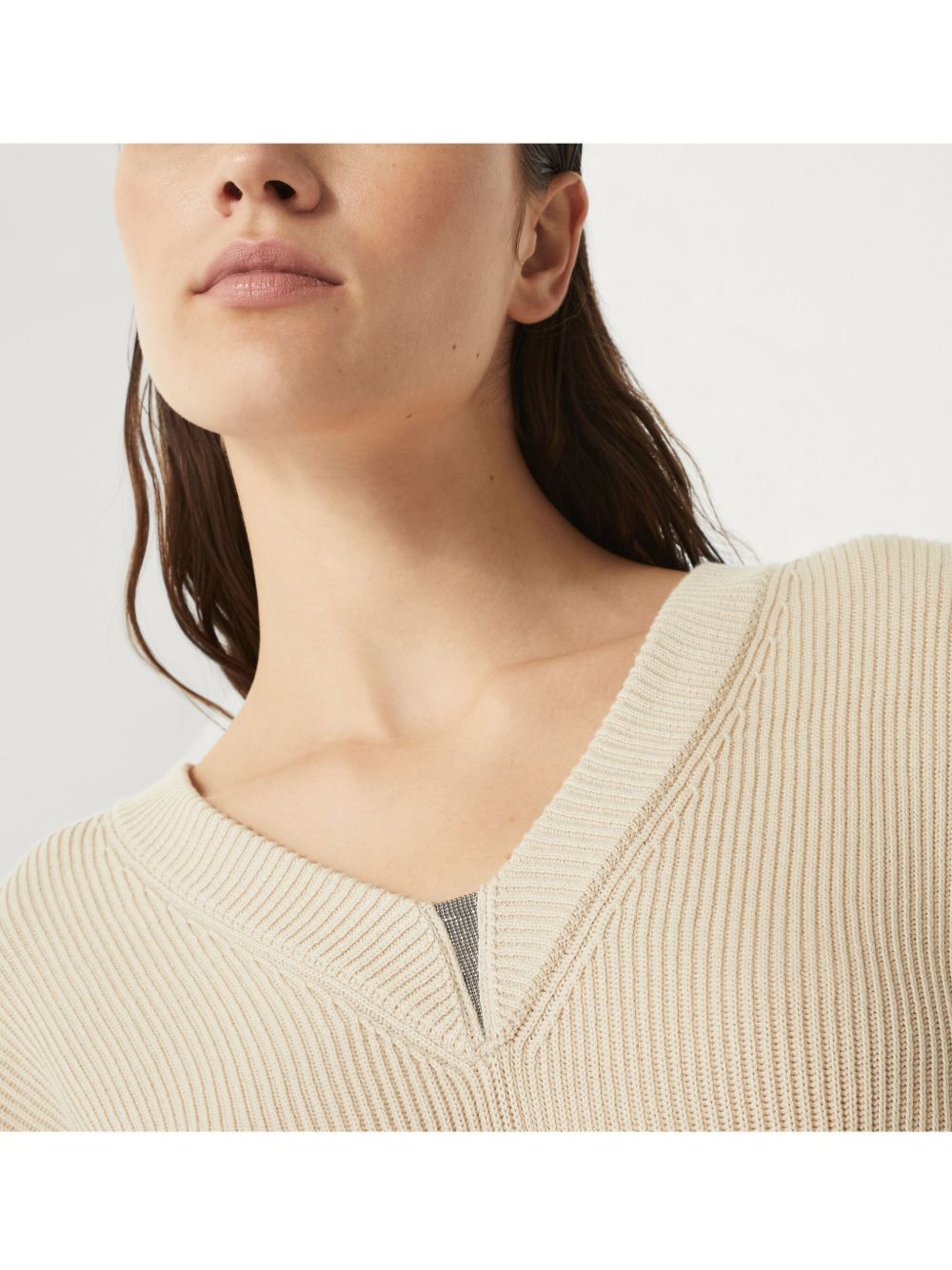 Brunello Cucinelli Monili-embellished sweater Women