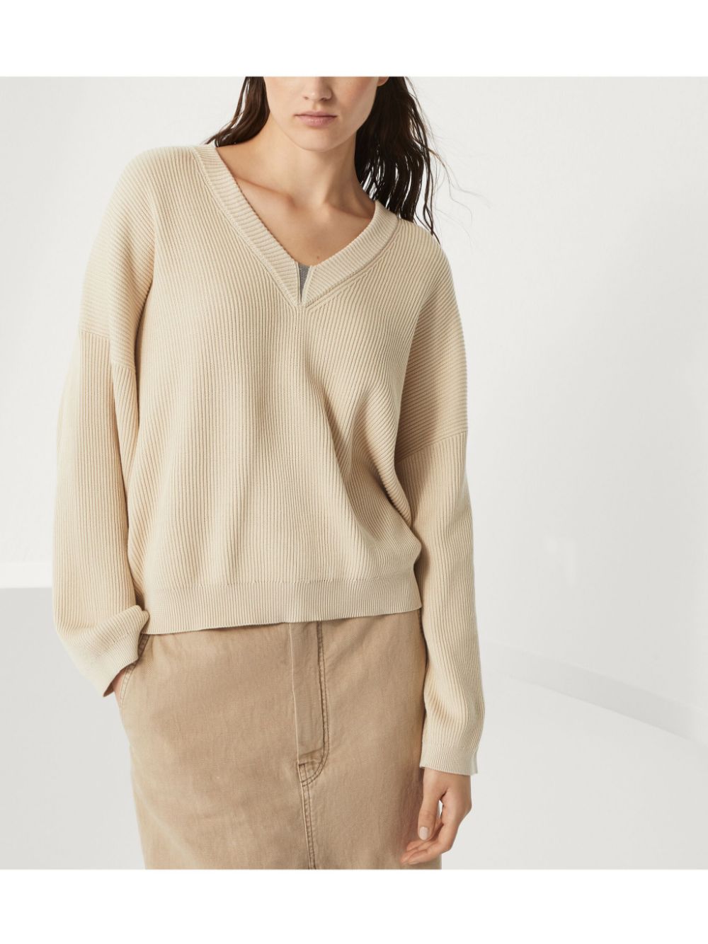 Brunello Cucinelli Monili-embellished sweater Women