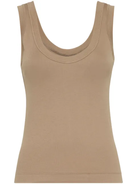 Brunello Cucinelli تانك توب قطن