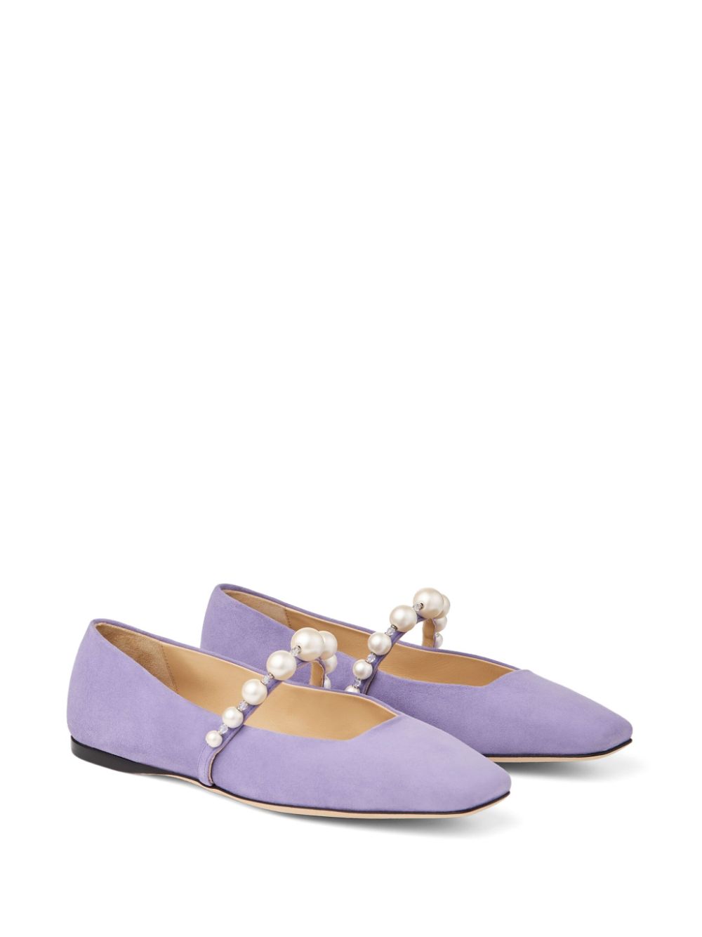 Jimmy Choo Ade ballerina shoes Purple