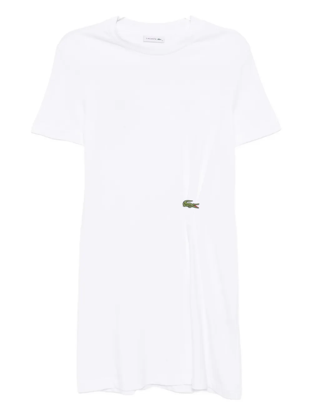 Lacoste Gedrapeerde jurk Wit