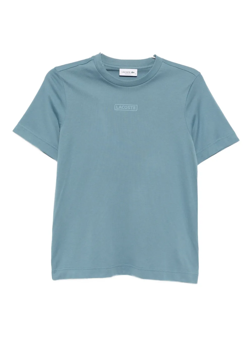 Lacoste Print T-shirt Blauw