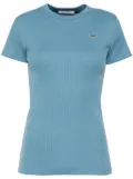 Lacoste logo-patch T-shirt - Blue