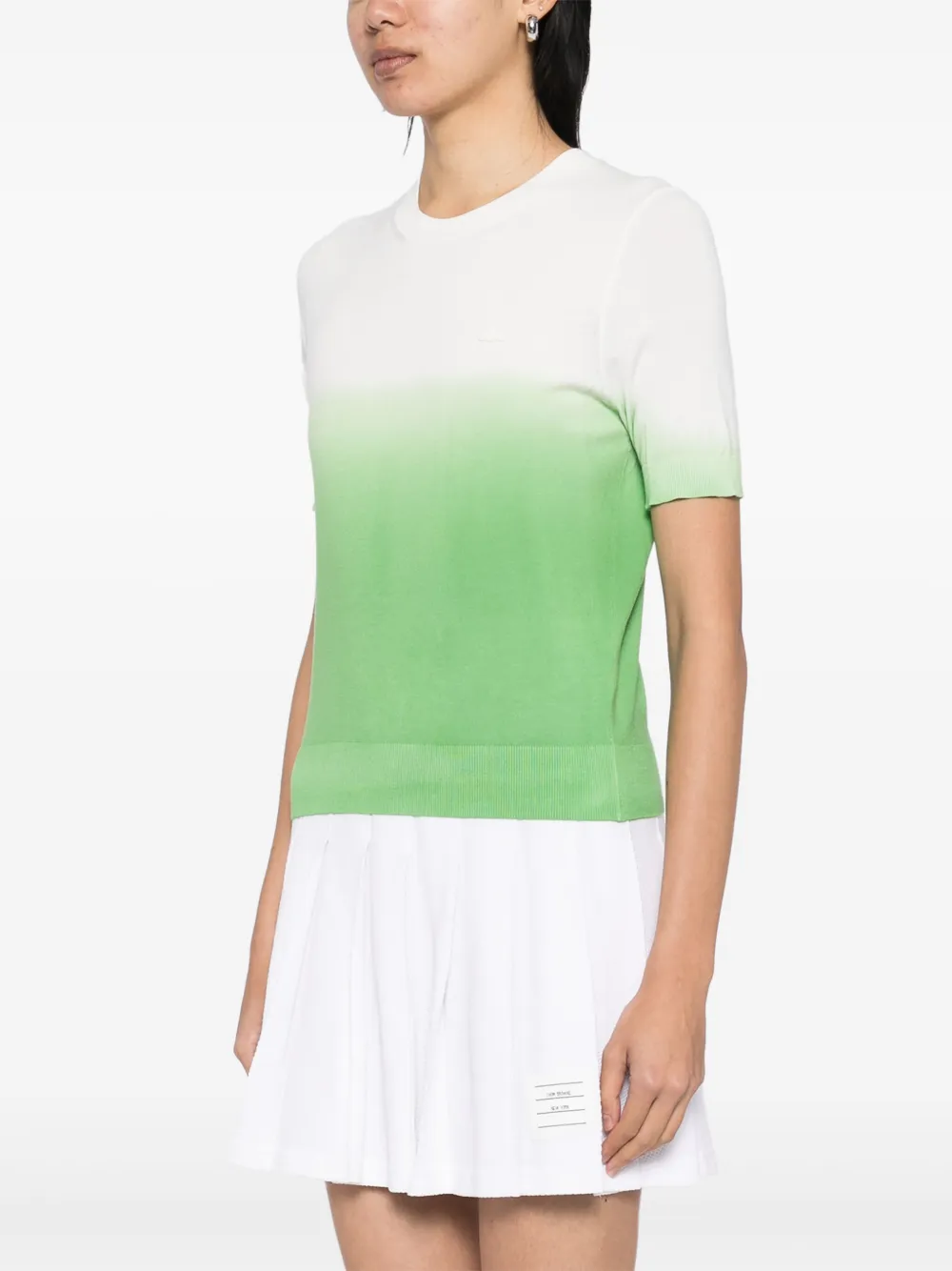 LACOSTE OMBRE-EFFECT SHORT-SLEEVES TOP