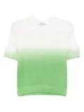 Lacoste ombre-effect short-sleeves top - Green