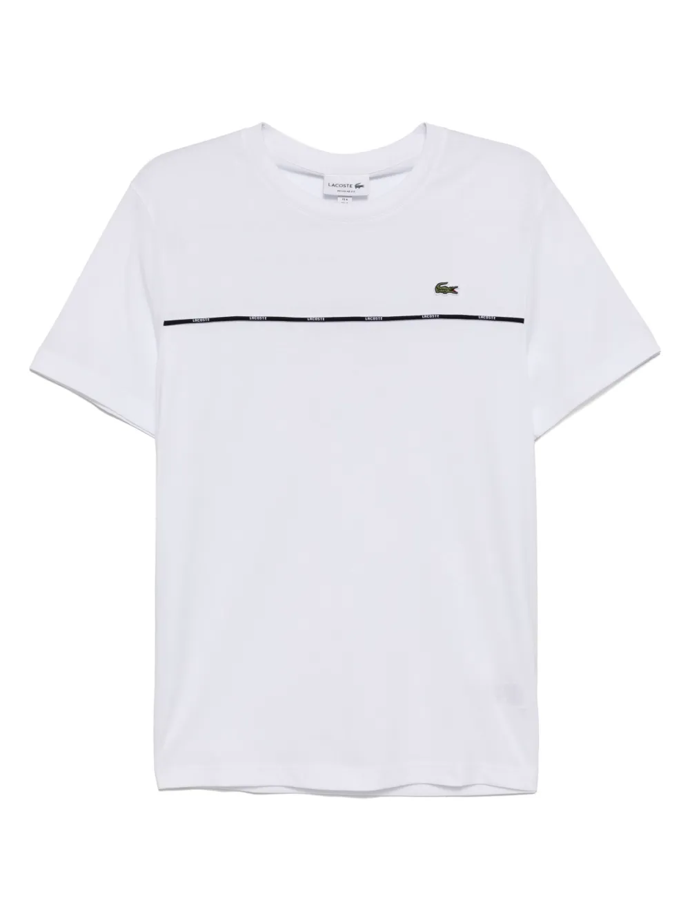 Lacoste logo-trim T-shirt | White | Image 1