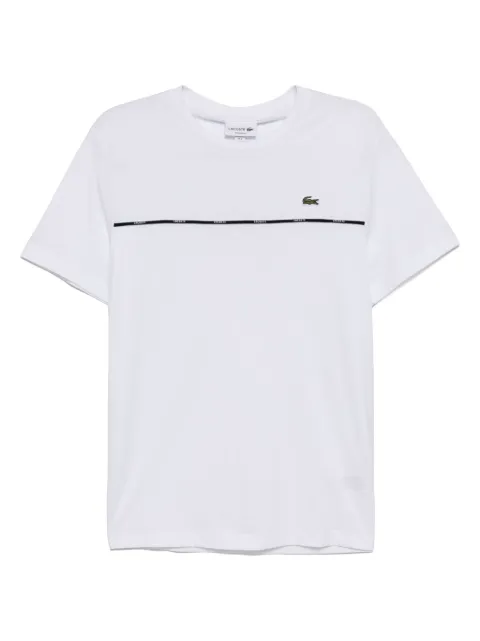 Lacoste playera con ribete del logo