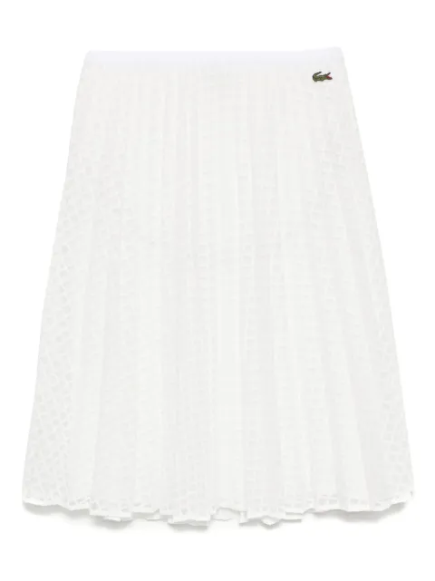 Lacoste pleated lace skirt