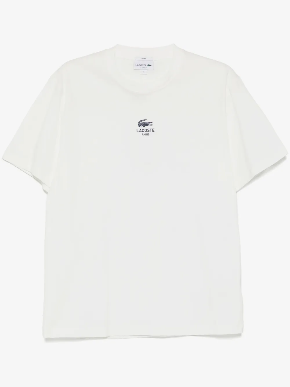 Lacoste signature-print T-shirt | White | Image 1