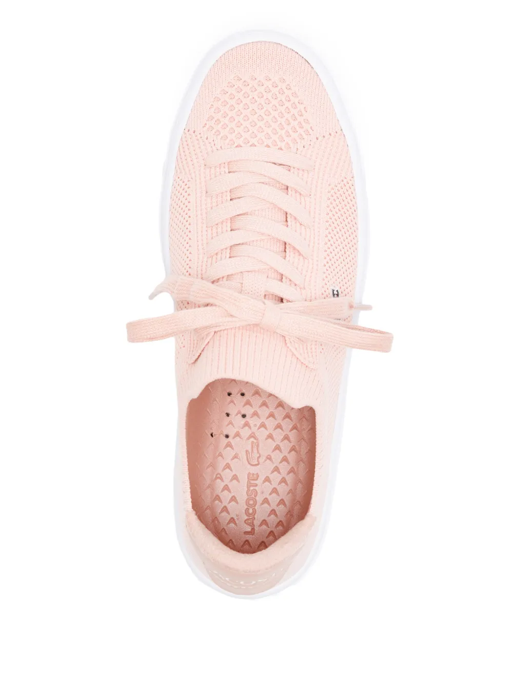 Lacoste La Piquée 2.0 leren sneakers Roze