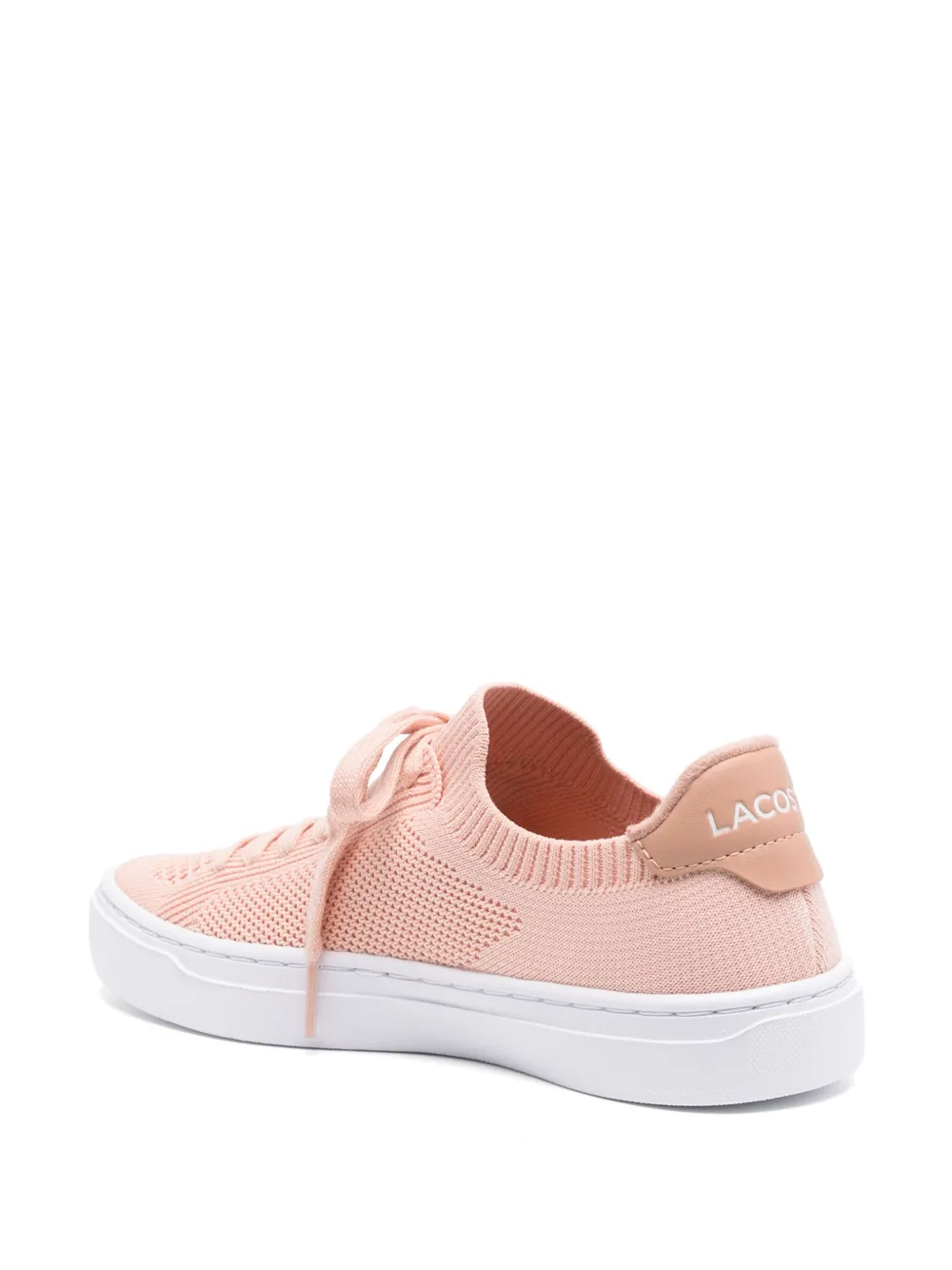 Lacoste La Piquée 2.0 leren sneakers Roze