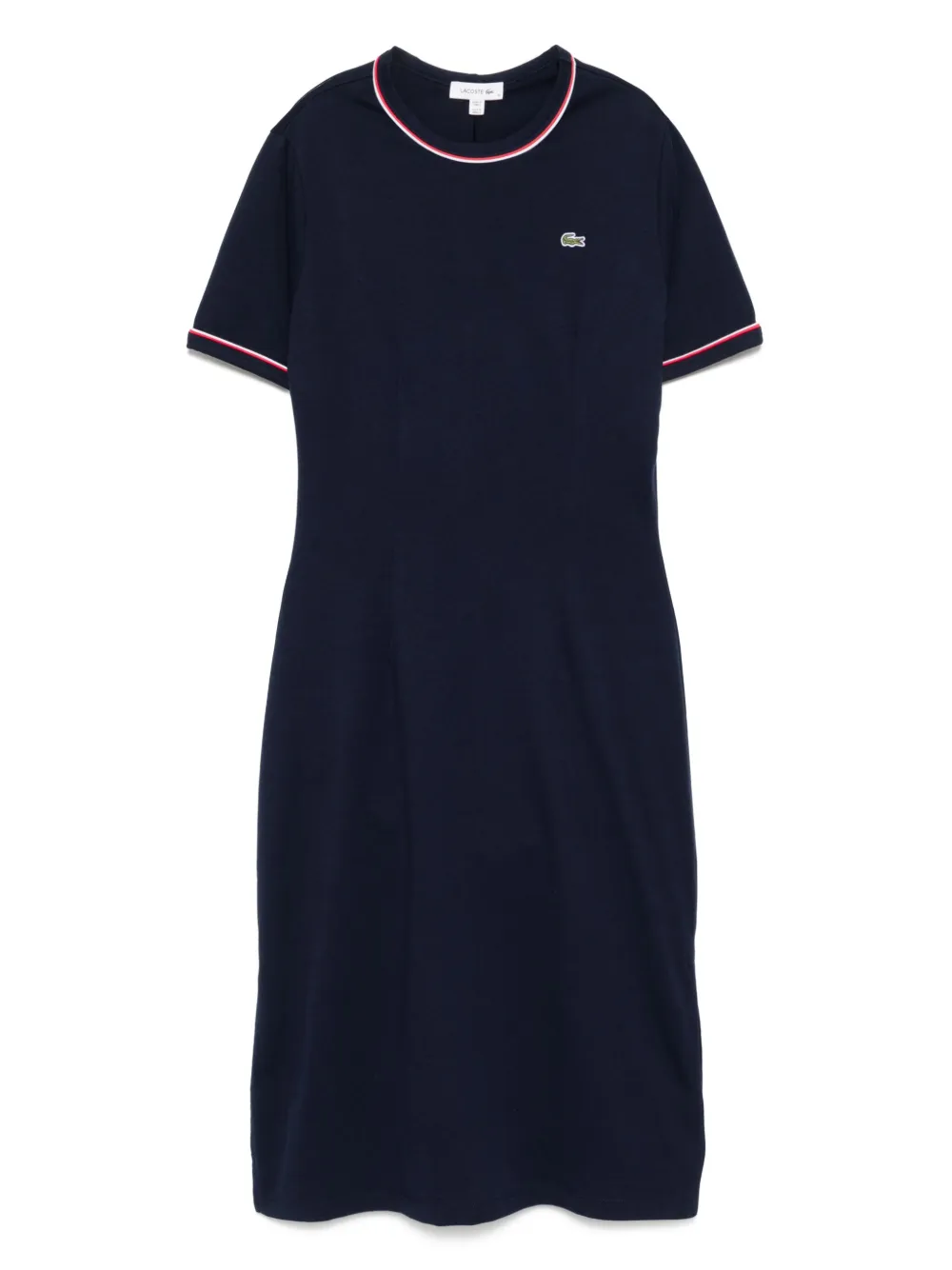 trimmed jersey dress