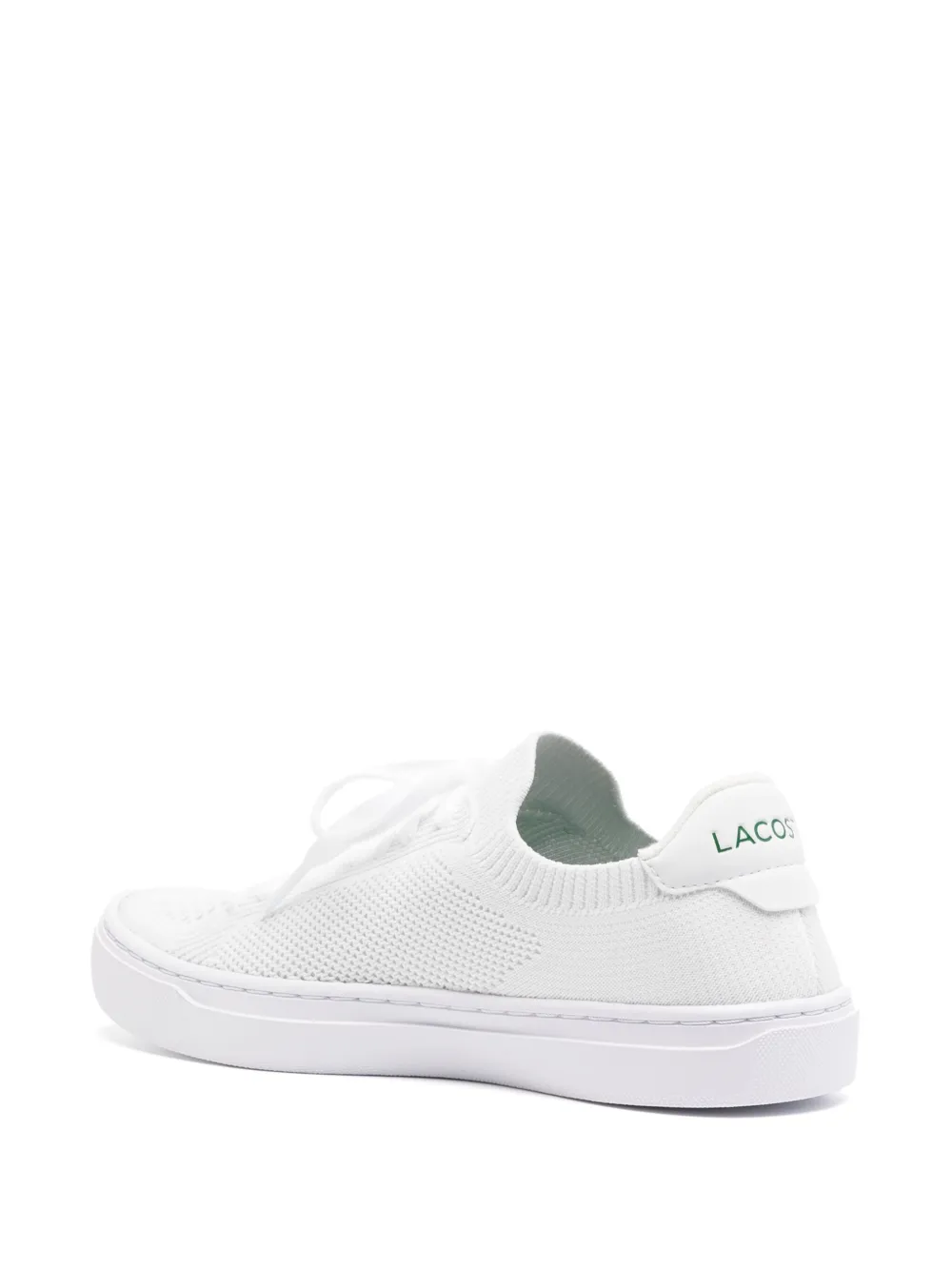 Lacoste La Piquée 2.0 Leather Sneakers In 白色