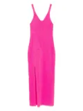 Lacoste long seamless ribbed dress - Pink