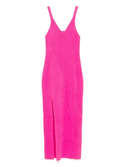 Lacoste long seamless ribbed dress