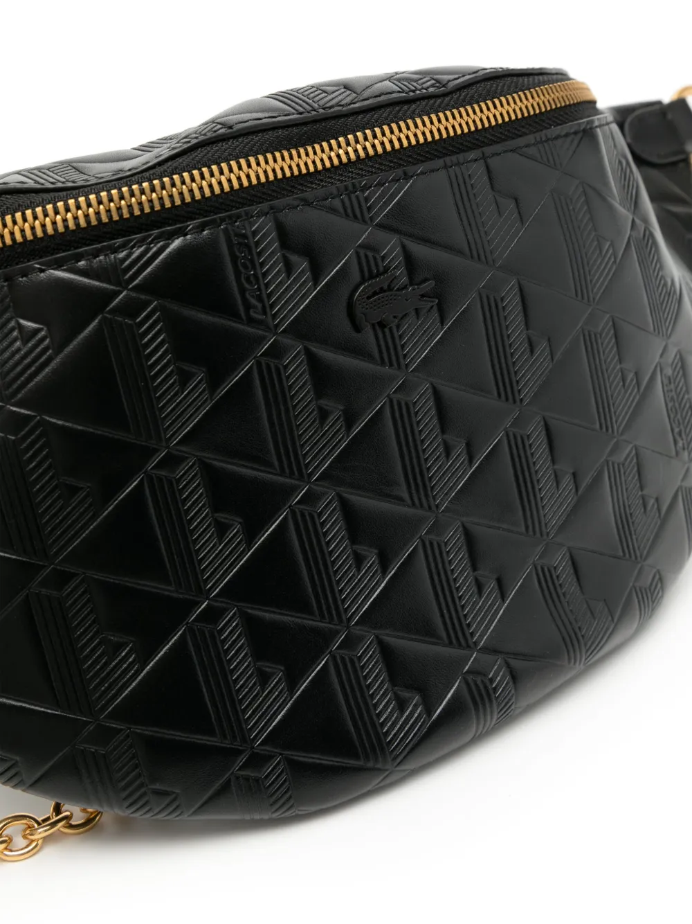 Lacoste Maheki Belt Bag In Black