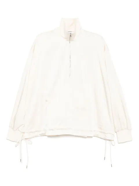 Lacoste high-neck popover top