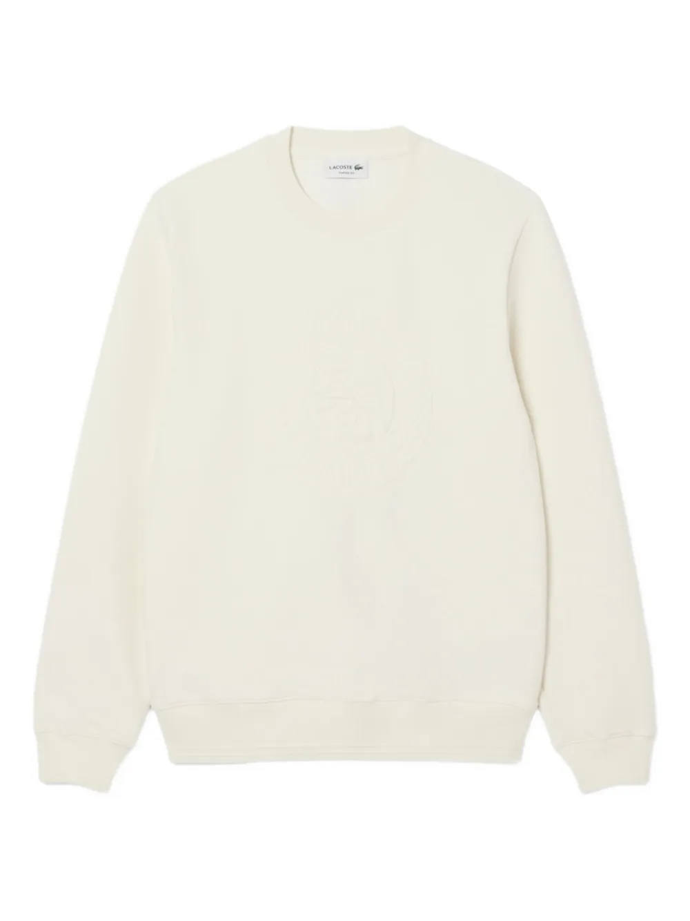 Lacoste logo-debossed sweatshirt - ニュートラル Lacoste logo-debossed sweatshirt - ニュートラル