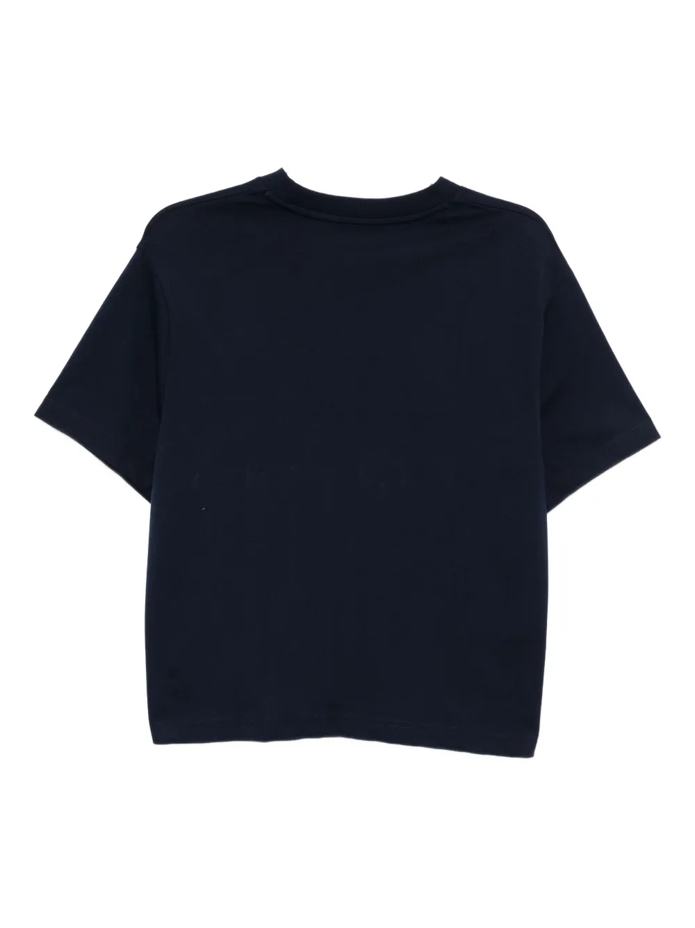 Lacoste Oversized gedrapeerd T-shirt Blauw