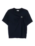 Lacoste Oversized Draped T-shirt - Blue