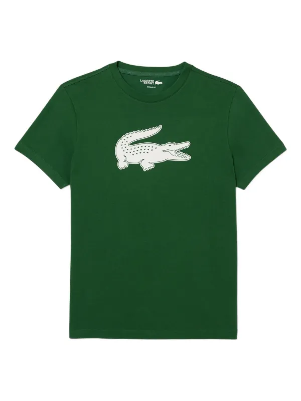 Lacoste crocodile-logo T-shirt Green FARFETCH IN