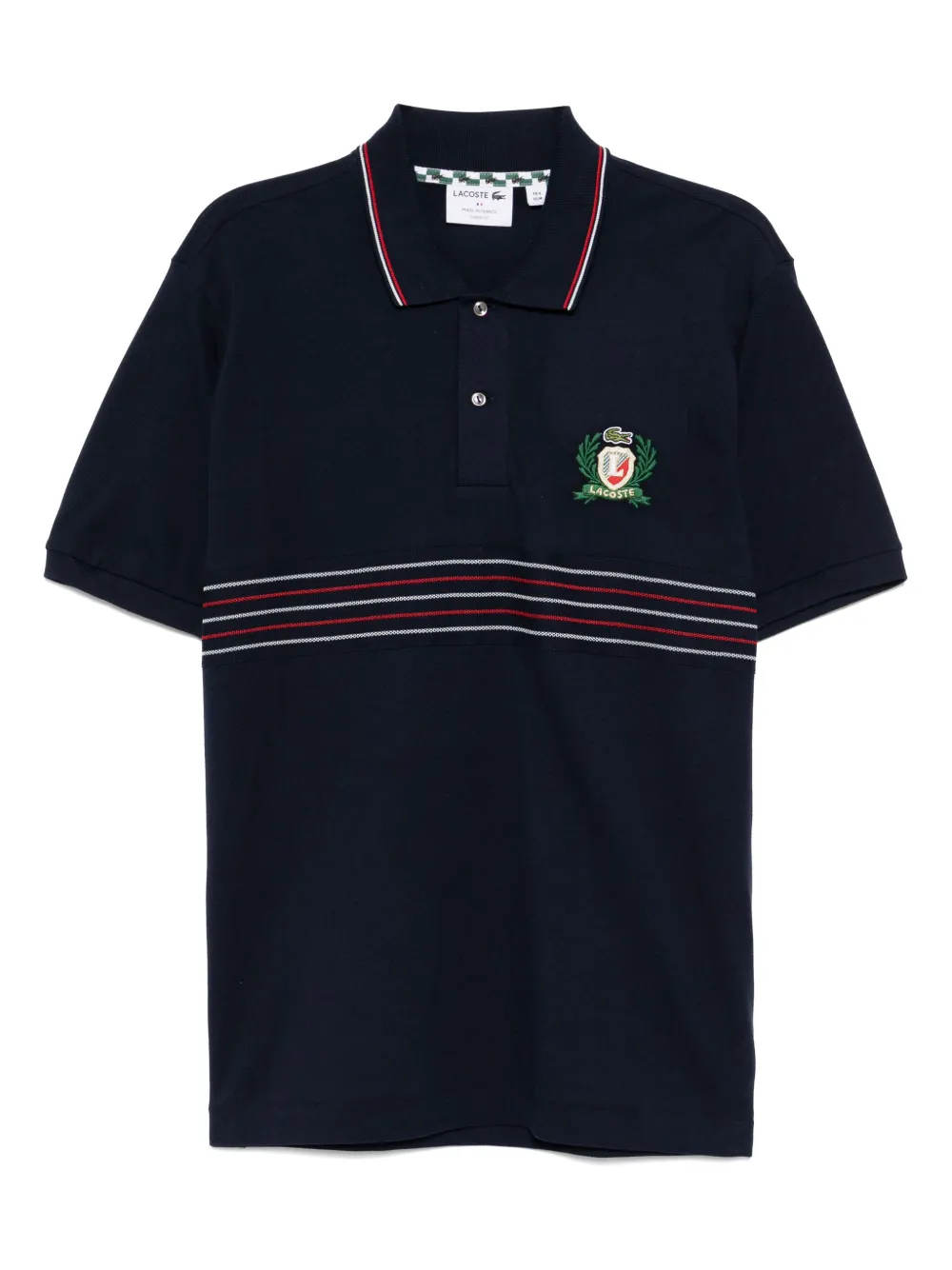 Classic Fit L.12.12 Embroidered Shield polo shirt