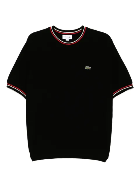 Lacoste striped knitted T-shirt