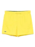 Lacoste quick-dry swim shorts - Yellow