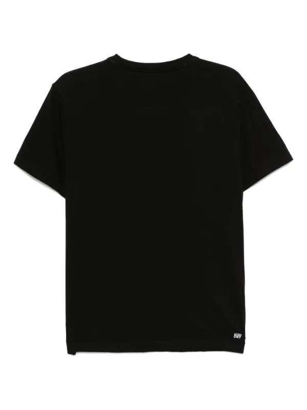 未使用級 LACOSTE SPORT 黒　ポロシャツ　ロゴ　ウルトラドライ Lacoste (Men's black ultra dry logo sport t-shirt) – VIP