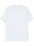 Lacoste signature-print T-shirt - Blue