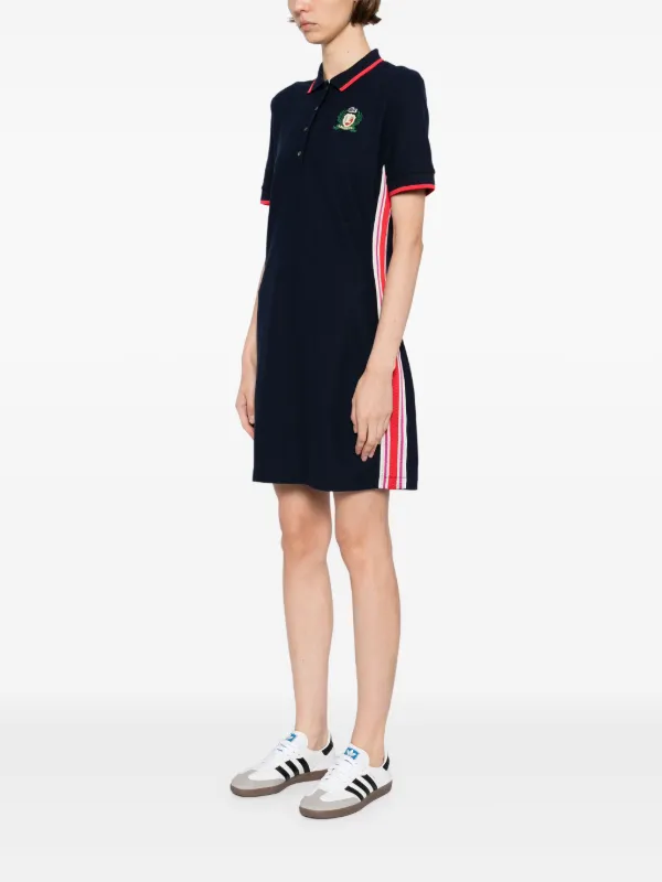 lacoste slim fit dress Lacoste Women's Stretch Slim Fit Polo Dress Red main image 1