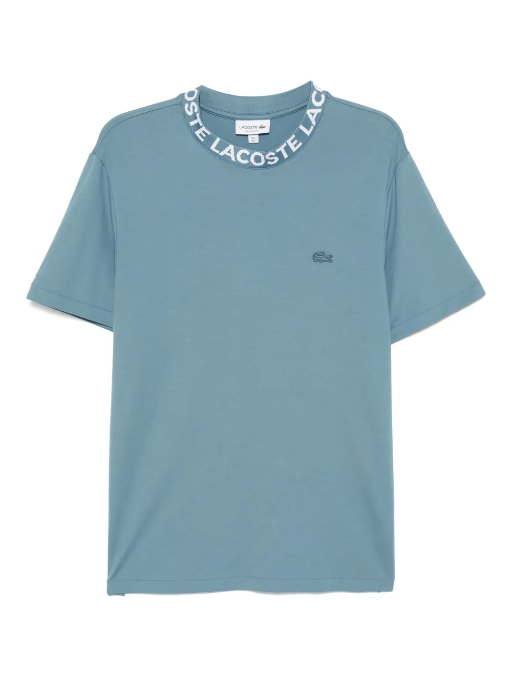 jacquard branded pique T-shirt