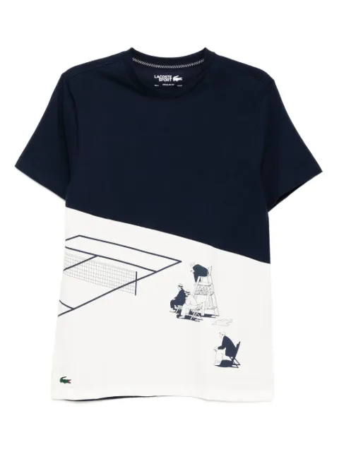 Lacoste تيشيرت 'تنس هيريتدج' بطبعة جرافيك